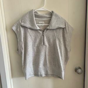 A&F Grey Sweater Vest M
